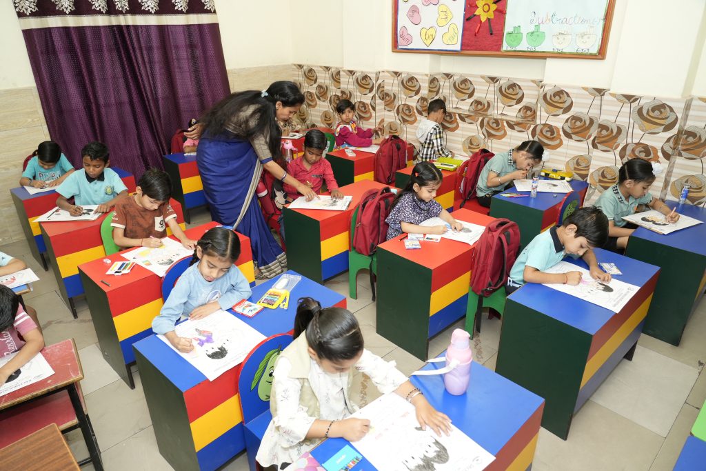 Art activitie in DAV Public School Suratgarh